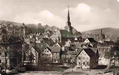 AK / Ansichtskarte Langenberg Rheinland VELBERT NRW Blick auf Stadtmitte mit Alte Kirche