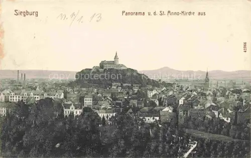 AK / Ansichtskarte Siegburg NRW Panorama von der St Anno Kirche aus