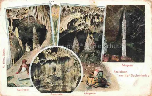 AK / Ansichtskarte ISERLOHN NRW Ansichten aus der Drachenhoehle Kaiserhalle Orgelgrotte Palmgrotte Koenigshalle
