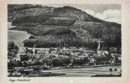 AK / Ansichtskarte Bigge Olsberg Hochsauerlandkreis NRW Fliegeraufnahme