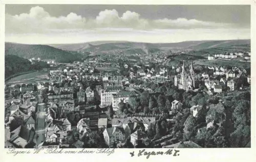 AK / Ansichtskarte SIEGEN  Westfalen NRW Blick vom oberen Schloss