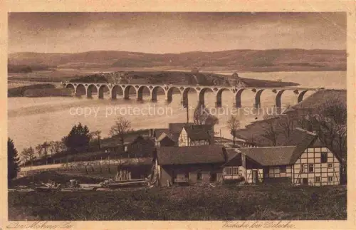 AK / Ansichtskarte Moehnesee Viadukt bei Delecke