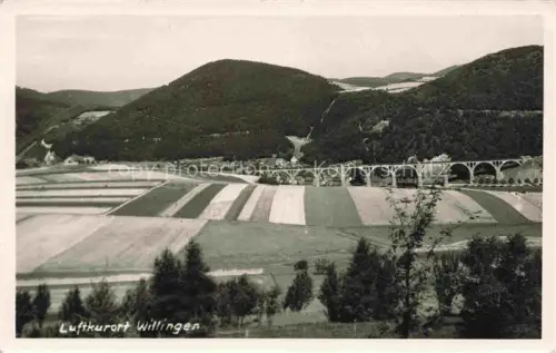 AK / Ansichtskarte Willingen Sauerland Panorama mit Viadukt
