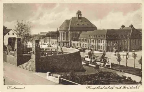 AK / Ansichtskarte DORTMUND  CITY Hauptbahnhof mit Freistuhl