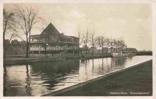 AK / Ansichtskarte MueLHEIM  RUHR NRW Wasserbahnhof