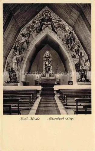 AK / Ansichtskarte Alzenbach Rhein-Sieg-Kreis NRW Kath Kirche Inneres