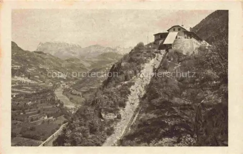 AK / Ansichtskarte Bozen  BOLZANO Suedtirol IT Virglbahn gegen Schlern mit Eisacktal