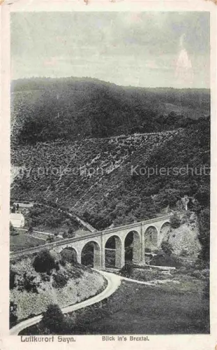 AK / Ansichtskarte Sayn-Bendorf Mayen-Koblenz Rheinland-Pfalz Blick ins Brextal mit Viadukt