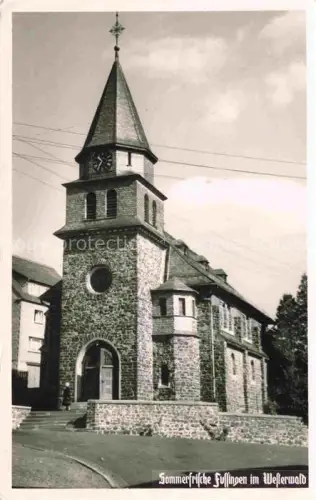 AK / Ansichtskarte Fussingen Waldbrunn Westerwald Hessen Kirche