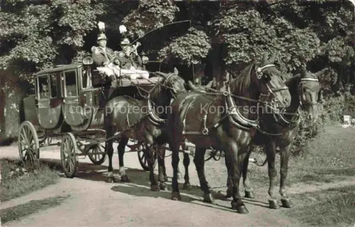 AK / Ansichtskarte BAD KIssINGEN Postkutsche