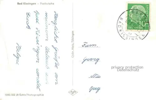 AK / Ansichtskarte BAD KIssINGEN Postkutsche