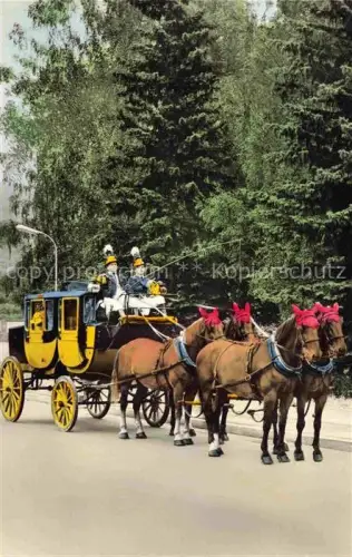 AK / Ansichtskarte BAD KIssINGEN Postkutsche