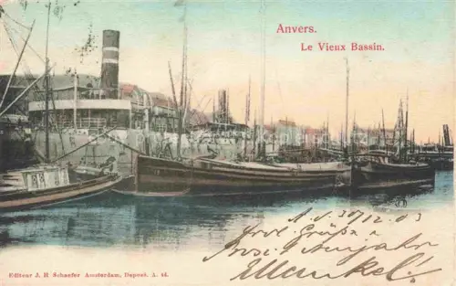 AK / Ansichtskarte ANVERS Antwerpen Le Vieux Bassin