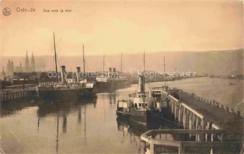 AK / Ansichtskarte OSTENDE Oostende West-Vlaanderen Belgie Vue vers la mer