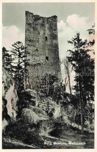 AK / Ansichtskarte Grenzau Hoehr-Grenzhausen Westerwaldkreis Rheinland-Pfalz Burgruine Grenzau