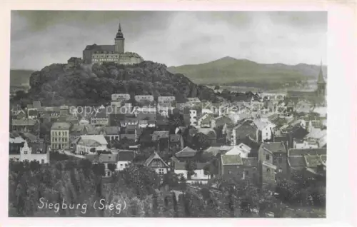 AK / Ansichtskarte Siegburg NRW Panorama mit Schloss