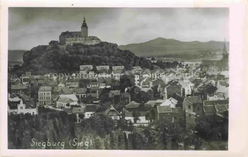 AK / Ansichtskarte Siegburg NRW Panorama mit Schloss
