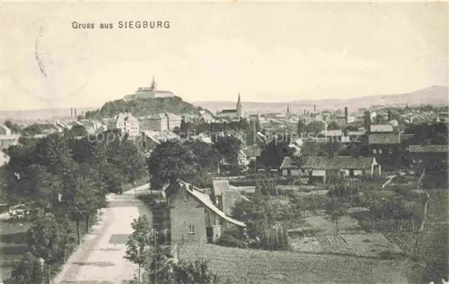 AK / Ansichtskarte Siegburg NRW Panorama mit Schloss