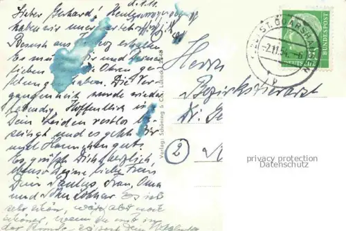 AK / Ansichtskarte St Goar Rhein Uferpromenade Hotels Cafés