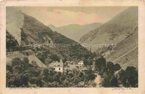 AK / Ansichtskarte Boppard Rhein Rheinland-Pfalz Panorama Muehltal