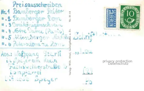 AK / Ansichtskarte SPEYER Rhein Der Dom