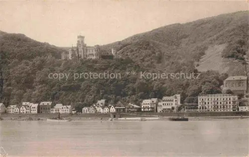 AK / Ansichtskarte Capellen  KOBLENZ Rhein Rheinland-Pfalz Blick ueber den Rhein Schloss Stolzenfels