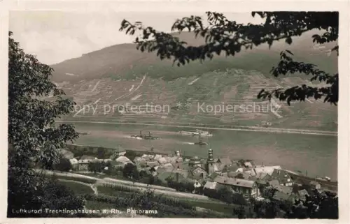 AK / Ansichtskarte Trechtingshausen Mainz-Bingen Rheinland-Pfalz Panorama Luftkurort