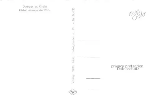 AK / Ansichtskarte SPEYER Rhein Historisches Museum der Pfalz