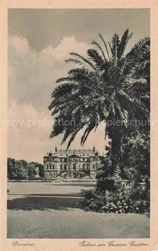 AK / Ansichtskarte DRESDEN Elbe Palais im Grossen Garten