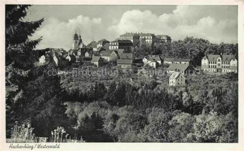 AK / Ansichtskarte Hachenburg Westerwald Rheinland-Pfalz Panorama