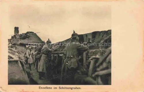 AK / Ansichtskarte MULHOUSE Muehlhausen 68 Haut-Rhin Exzellenz im Schuetzengraben Pruefstempel