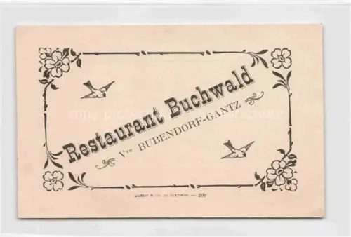 AK / Ansichtskarte Riedisheim Mulhouse 68 Haut-Rhin Restaurant Buchwald Note