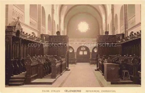 AK / Ansichtskarte Oelenberg oelenberg Kloster Reiningue Reiningen 68 Haut-Rhin Abteikirche Chorgestuehl