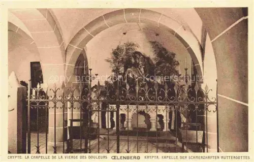 AK / Ansichtskarte Oelenberg oelenberg Kloster Reiningue Reiningen 68 Haut-Rhin Krypta Kapelle der schmerzhaften Muttergottes