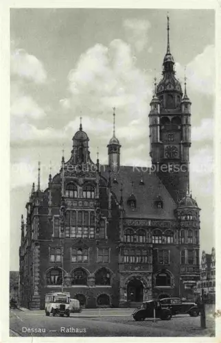 AK / Ansichtskarte DEssAU-ROssLAU Rathaus