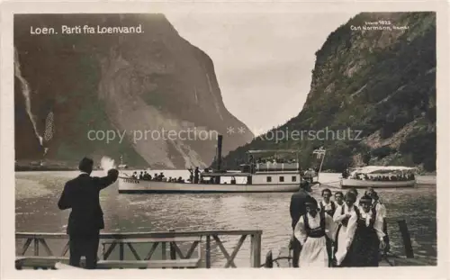 AK / Ansichtskarte Loen  Kjendalsbroe Norge Parti fra Loenvand
