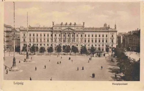 AK / Ansichtskarte LEIPZIG Sachsen Hauptpostamt