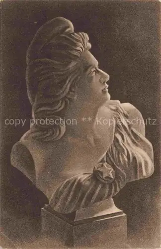 AK / Ansichtskarte Genf  GENEVE GE Die Goettin der Freiheit Brunnenbueste