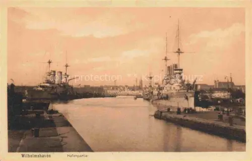 AK / Ansichtskarte Wilhelmshaven  CITY Hafenpartie