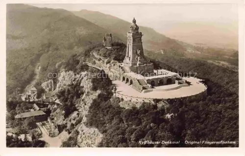 AK / Ansichtskarte Kyffhaeuserdenkmal Fliegeraufnahme