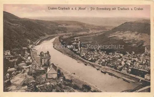 AK / Ansichtskarte Traben-Trarbach Mosel Die Grevenburg Panorama