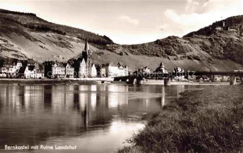 AK / Ansichtskarte BERNKASTEL-KUES Berncastel Rheinland-Pfalz Mostelpartie mit Ruine Landshut