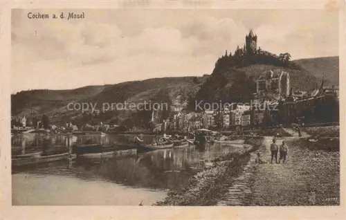 AK / Ansichtskarte Cochem Kochem Mosel Panorama mit Burg Feldpost