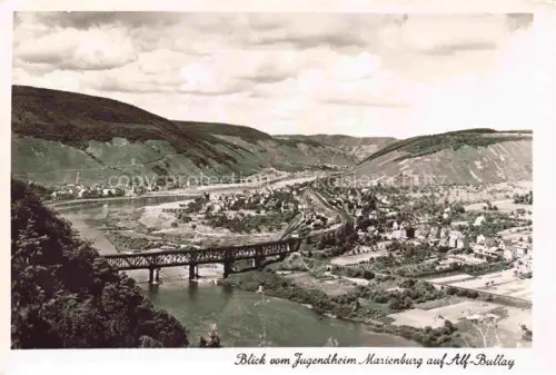 AK / Ansichtskarte Alf Bullay Mosel Blick vom Jugendheim Marienburg