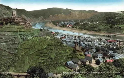 AK / Ansichtskarte Kobern-Gondorf Mosel Rheinland-Pfalz mit Niederburg und Matthias Kapelle