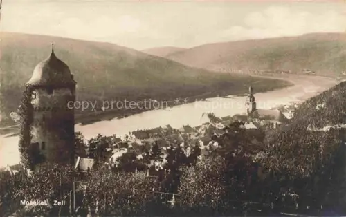 AK / Ansichtskarte Zell Mosel Rheinland-Pfalz Partie im Moseltal