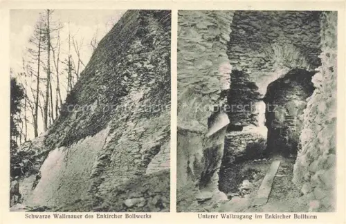 AK / Ansichtskarte Enkirch Mosel Rheinland-Pfalz Schwarze Wallmauer des Enkircher Bollwerks Unterer Wallzugng im Enkircher Bollturm
