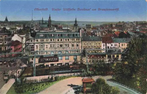 AK / Ansichtskarte Elberfeld Barmen WUPPERTAL Kaiser Wilhelm Denkmal am Brausenwerth Feldpost