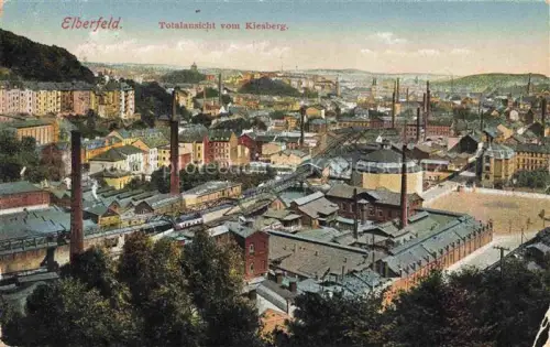 AK / Ansichtskarte Elberfeld Barmen WUPPERTAL Totalansicht vom Kiesberg