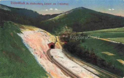 AK / Ansichtskarte Dittersbach Waldenburg Walbrzych PL Tunnel am Ochsenkopf